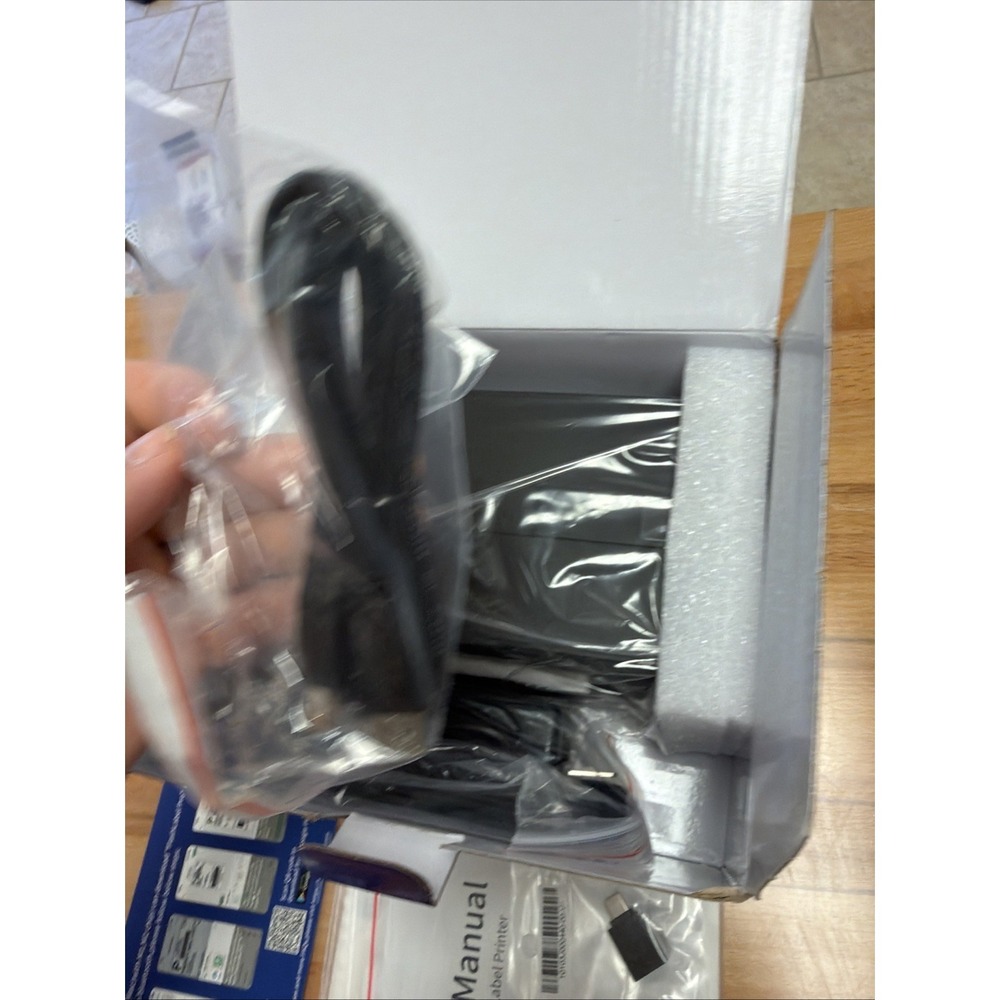 Knaon Bluetooth thermal ShippingLabel Printer 4x6 Portable Label Printer Black - Picture 3 of 10